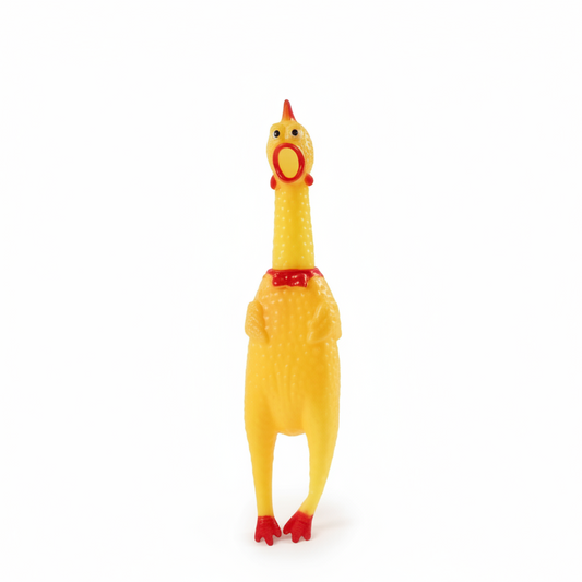 Pollo con Sonido 29cm - Juguete de Goma para Perros