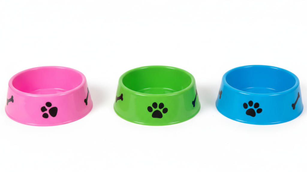 Plato Plástico Grande 21cm - Comedero para Mascotas